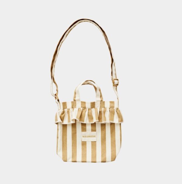 Ratini.lv | Mini plecu soma krāsa Beige Stripe bilde #1