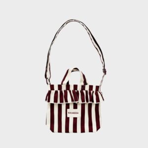 WILDRIDE Mini plecu soma krāsa Bordeaux Stripe
