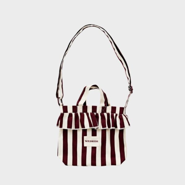 Ratini.lv | Mini plecu soma krāsa Bordeaux Stripe bilde #1