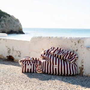 WILDRIDE Mini plecu soma krāsa Bordeaux Stripe