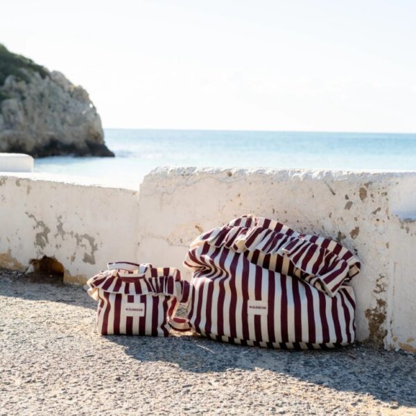 Ratini.lv | Mini plecu soma krāsa Bordeaux Stripe bilde #7