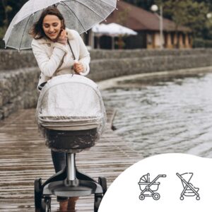 SIPO Stroller Rain Cover ratu lietus plēve bērniem