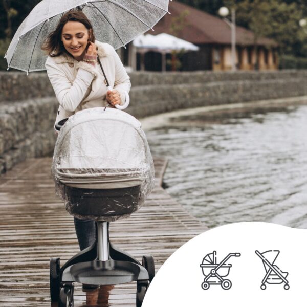 Ratini.lv | Stroller Rain Cover ratu lietus plēve bērniem bilde #3