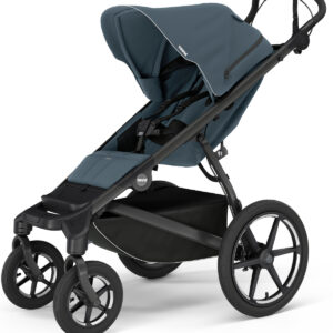 Thule Urban Glide 4 bērnu sporta ratiņi ar magnētisku sprādzi krāsa Dark Slate