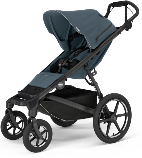 Ratini.lv | Urban Glide 4 bērnu sporta ratiņi ar magnētisku sprādzi krāsa Dark Slate bilde #1