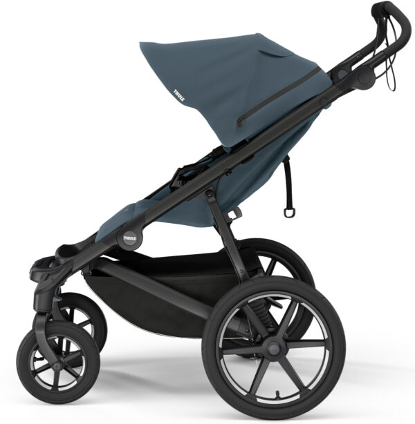 Ratini.lv | Urban Glide 4 bērnu sporta ratiņi ar magnētisku sprādzi krāsa Dark Slate bilde #3