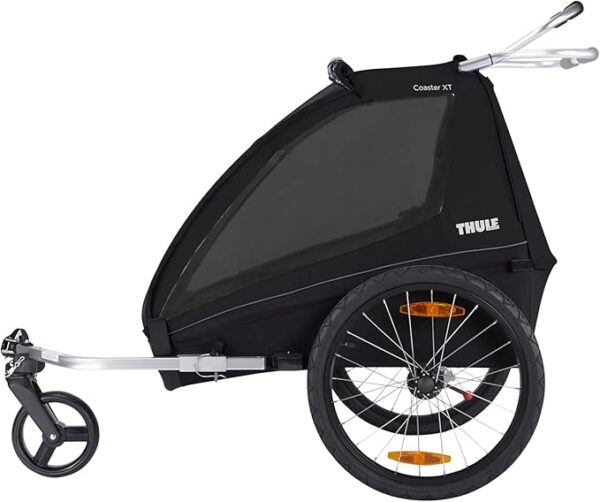 Ratini.lv | Coaster XT bērnu velopiekabe krāsa Black bilde #5