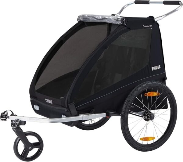 Ratini.lv | Coaster XT bērnu velopiekabe krāsa Black bilde #1