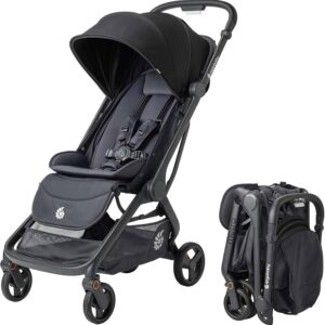 ERGOBABY Metro 3 bērnu pastaigu un ceļojumu ratiņi krāsa Onyx Black