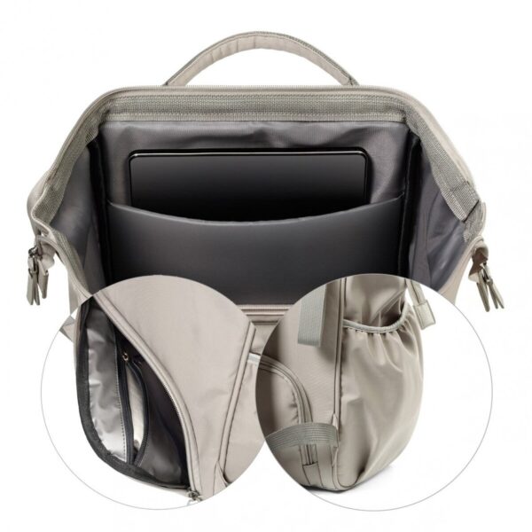 Ratini.lv | MODERN Style bērnu ratu soma/mugursoma krāsa 1649/02 Beige bilde #13