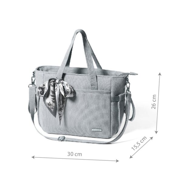 Ratini.lv | CARMEN bērnu ratu soma krāsa 1571/03 Grey bilde #23