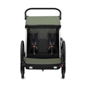 Thule Courier bērnu velopiekabe krāsa Vintage Green