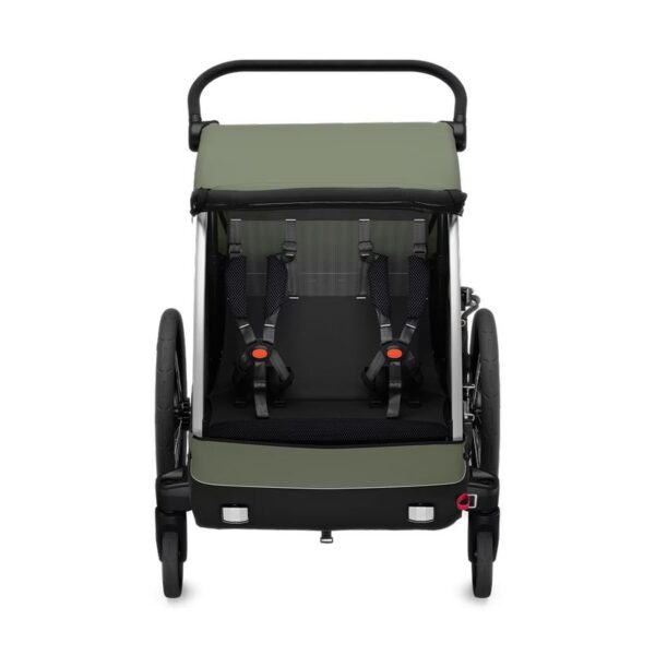 Ratini.lv | Coaster XT bērnu velopiekabe krāsa Vintage Green bilde #3