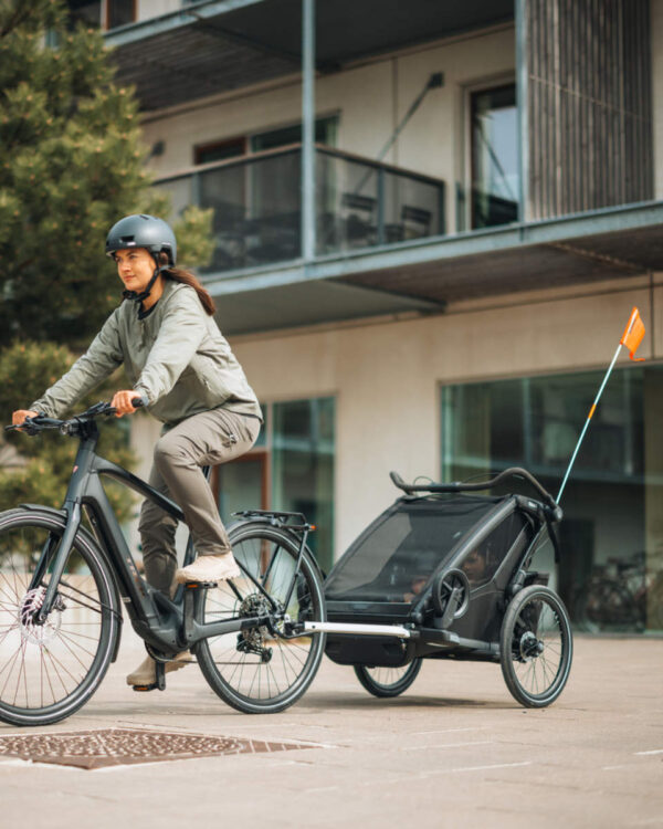 Ratini.lv | Chariot Sport 2 divvietīgā velosipēdu piekabe bilde #35