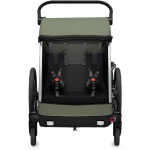 Thule Courier bērnu velopiekabe krāsa Vintage Green