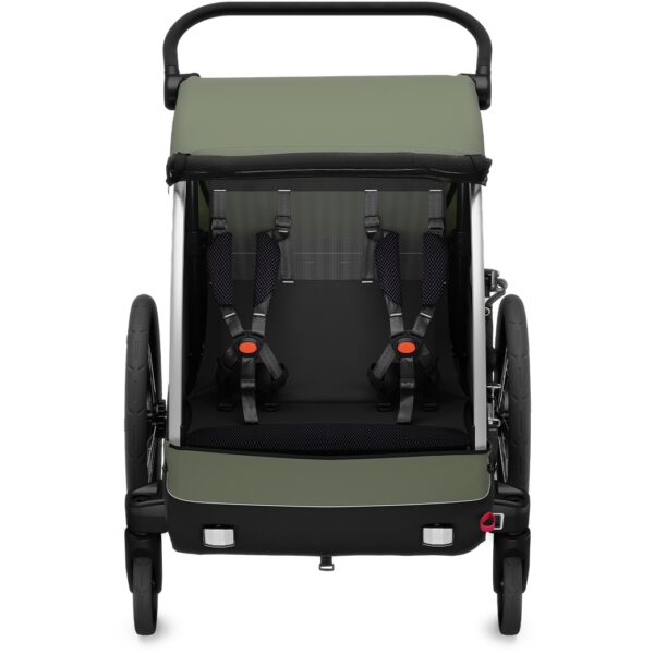 Ratini.lv | Coaster XT bērnu velopiekabe krāsa Vintage Green bilde #9