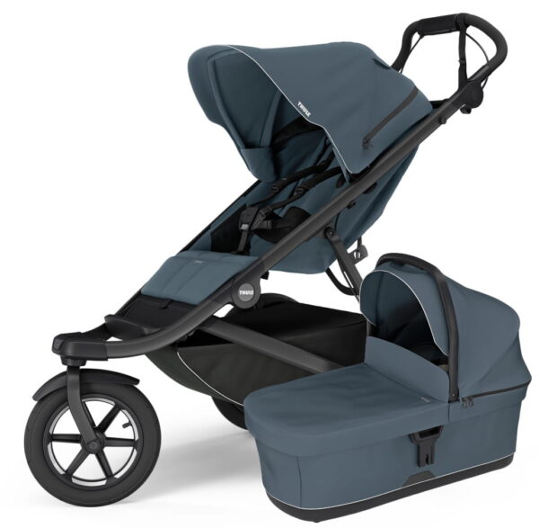 Ratini.lv | Urban Glide 3 bērnu ratiņu komplekts 2in1 krāsa Dark Slate bilde #1
