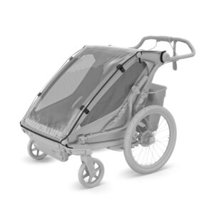 Thule Chariot Sport 2 Double divvietīgā velosipēdu piekabe bērniem