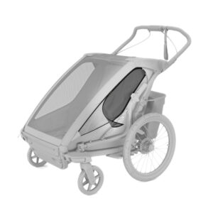 Thule Chariot Sport 2 Double divvietīgā velosipēdu piekabe bērniem