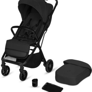 Lionelo CLOE PLUS bērnu ratiņi krāsa BLACK ONYX