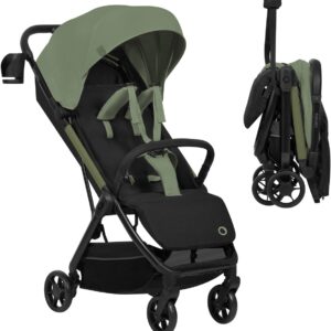 Lionelo JULIE AIR bērnu pastaigu un ceļojumu ratiņi krāsa GREEN SAGE