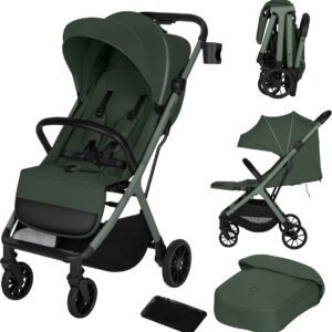 Lionelo CLOE PLUS bērnu ratiņi krāsa GREEN SAGE