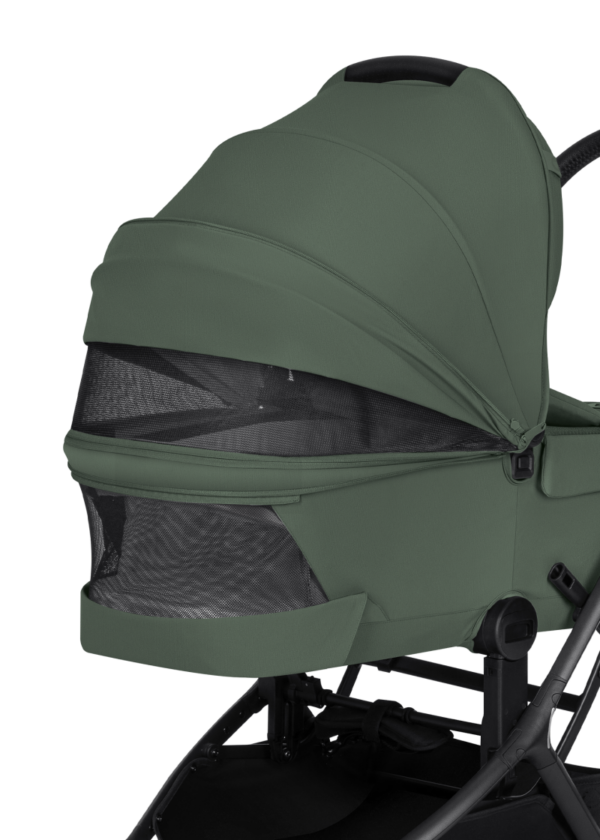Ratini.lv | SIA FLEX 2in1 bērnu pastaigu un ceļojumu ratu komplekts krāsa Green Emerald bilde #13