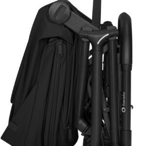 Lionelo SIA FLEX 2in1 bērnu pastaigu un ceļojumu ratu komplekts krāsa Black Onyx