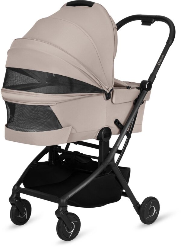 Ratini.lv | SIA FLEX 2in1 bērnu pastaigu un ceļojumu ratu komplekts krāsa Beige Sand bilde #11