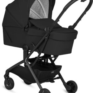 Lionelo SIA FLEX 2in1 bērnu pastaigu un ceļojumu ratu komplekts krāsa Black Onyx