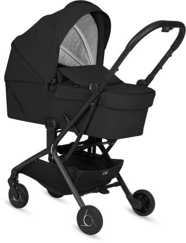 Ratini.lv | SIA FLEX 2in1 bērnu pastaigu un ceļojumu ratu komplekts krāsa Black Onyx bilde #9
