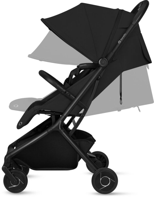 Ratini.lv | SIA FLEX 2in1 bērnu pastaigu un ceļojumu ratu komplekts krāsa Black Onyx bilde #17