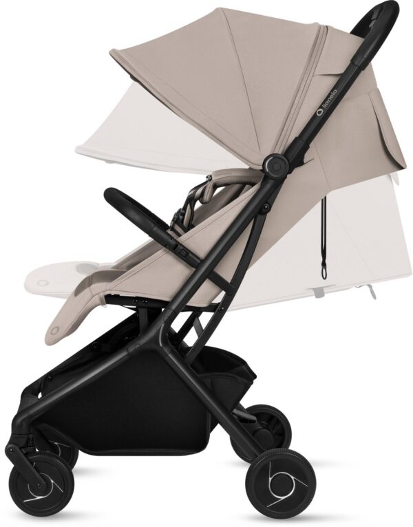 Ratini.lv | SIA FLEX 2in1 bērnu pastaigu un ceļojumu ratu komplekts krāsa Beige Sand bilde #25