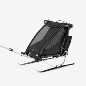 Thule Chariot Sport 2 vienvietīgā velosipēdu piekabe bērniem krāsa Black