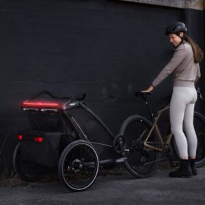 Thule Chariot Sport 2 vienvietīgā velosipēdu piekabe bērniem krāsa Black