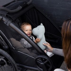 Thule Chariot Sport 2 vienvietīgā velosipēdu piekabe bērniem krāsa Black