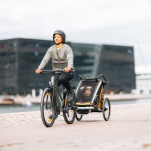 Thule Chariot Sport 2 vienvietīgā velosipēdu piekabe bērniem krāsa Black