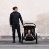 Thule Chariot Cross divvietīgā velosipēdu piekabe bērniem krāsa Dark Slate