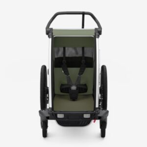 Thule Chariot Lite vienvietīga velosipēdu piekabe bērniem krāsa Vintage Green