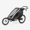 Thule Chariot Lite vienvietīga velosipēdu piekabe bērniem krāsa Vintage Green