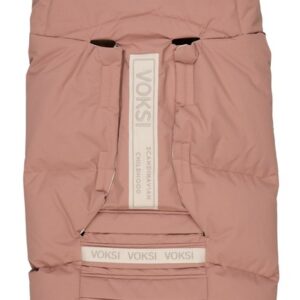 Voksi CITY pagarināms ratu guļammaiss bērniem 0-4gadiem krāsa BLUSH PINK WINGS