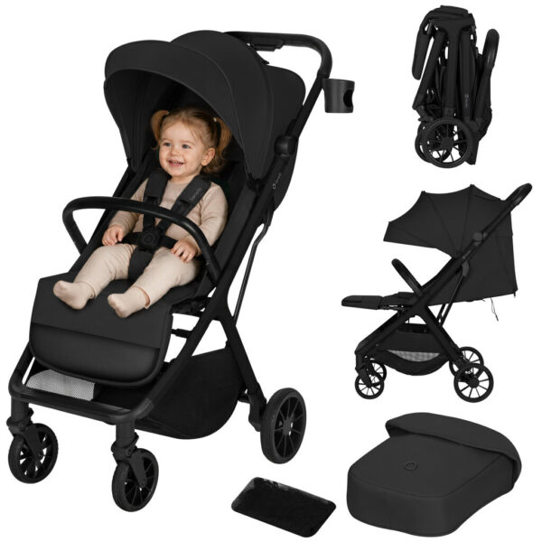 Ratini.lv | CLOE PLUS bērnu ratiņi krāsa BLACK ONYX bilde #3