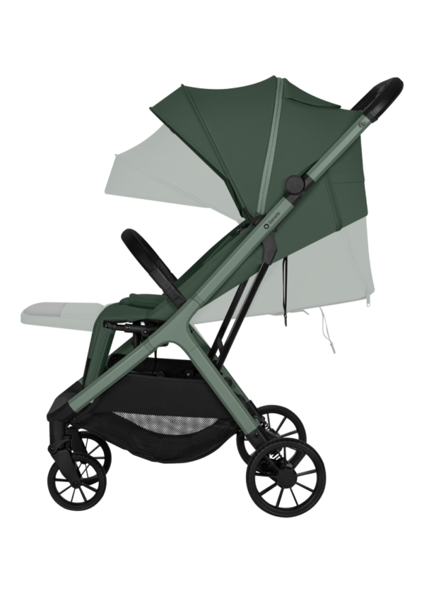 Ratini.lv | CLOE PLUS bērnu ratiņi krāsa GREEN SAGE bilde #11