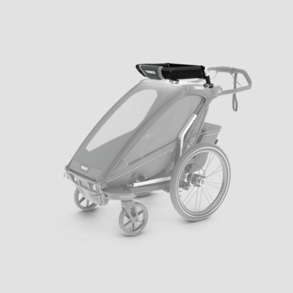 Thule kravas plaukts vienvietīgai velo piekabei