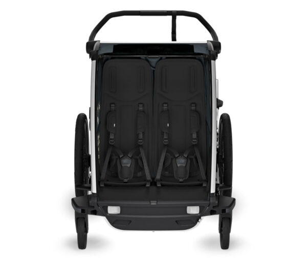 Thule Chariot Cross divvietīgā velosipēdu piekabe bērniem krāsa Dark Slate