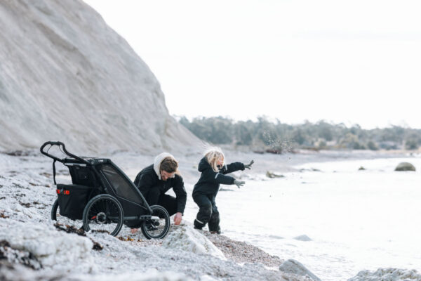 Ratini.lv | Chariot Sport 2 vienvietīgā velosipēdu piekabe krāsa Black bilde #19