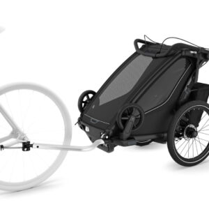 Thule Chariot Sport 2 vienvietīgā velosipēdu piekabe bērniem krāsa Black