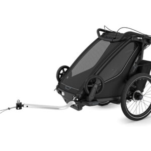 Thule Chariot Sport 2 vienvietīgā velosipēdu piekabe bērniem krāsa Black