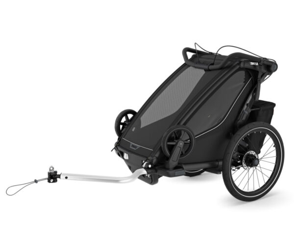 Ratini.lv | Chariot Sport 2 vienvietīgā velosipēdu piekabe krāsa Black bilde #5