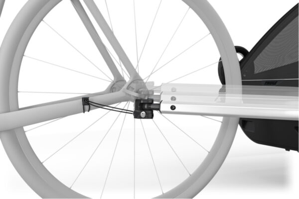 Ratini.lv | Chariot Sport 2 vienvietīgā velosipēdu piekabe krāsa Natural Gold bilde #13